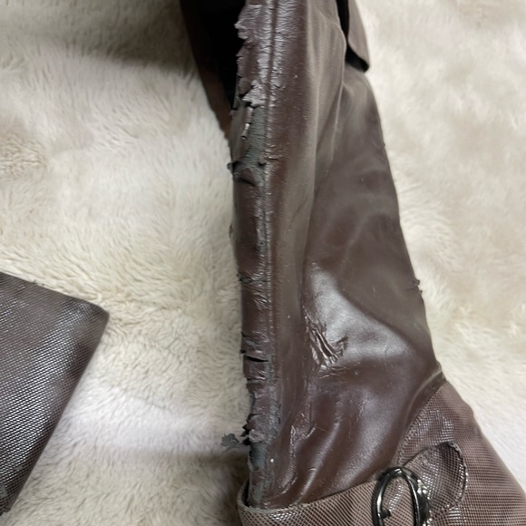 Brown High Heel Boots - Picture 7 of 10